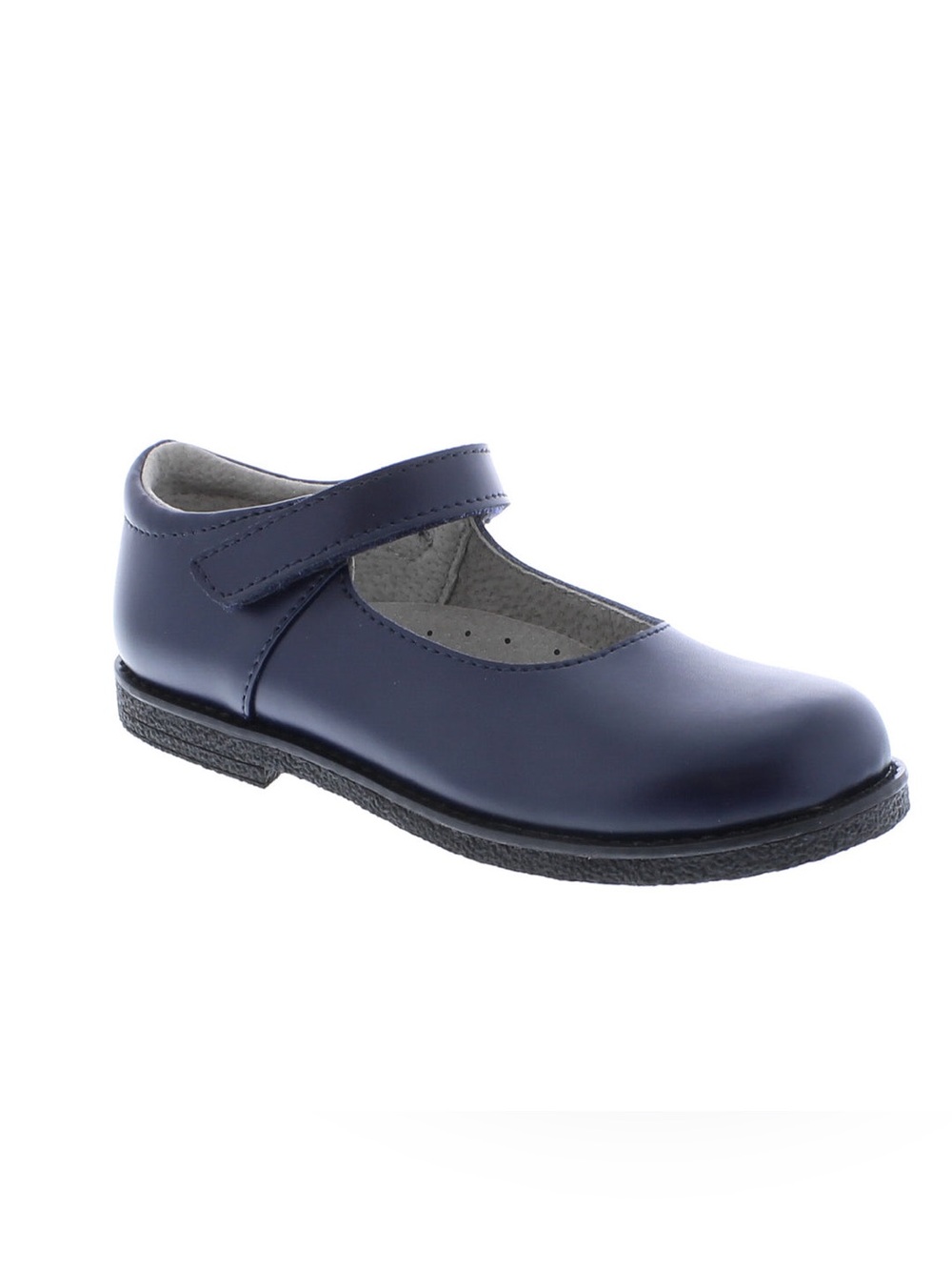Footmates CINDY BTS - 2721 - NAVY Leather Mary Janes 3.5 NEW